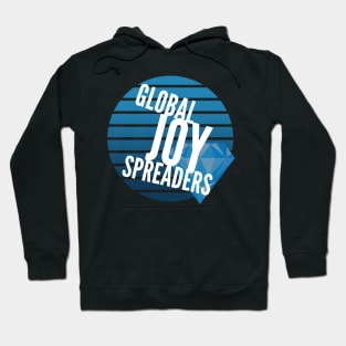 Global JOY Spreaders (wht text blue circle) Hoodie